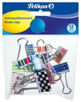 Pelikan - Kovové klipy barevné - 