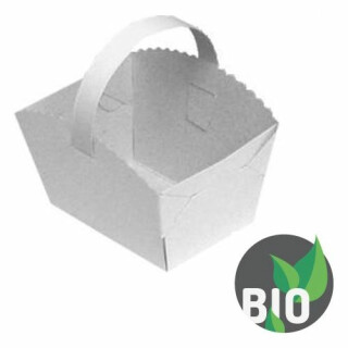 Košíček svatební s ouškem 10 x 8 x 6 cm [50 ks] - 
