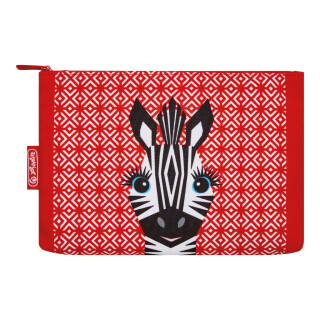 Pouzdro ploché, Cute zebra - 