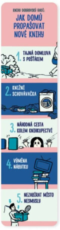 Dobrá záložka 12 - KNIHY DOBROVSKÝ RADÍ: Jak domů propašovat nové knihy - 