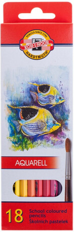 Pastelky akvarelové 18ks 3717 Ryby - neuveden