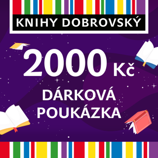 Knihomolská elektronická dárková poukázka 2000 Kč - 