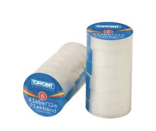 Lepicí páska 6ks 12mm x 10m - 