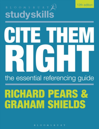 Cite Them Right - Richard A. Spears,Graham  Shields