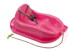 Plastové boby růžové mini - 