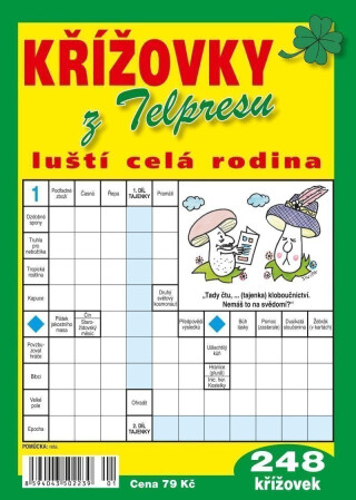 Křížovky z Telpresu luští celá rodina - 248 křížovek 2/2023 - neuveden