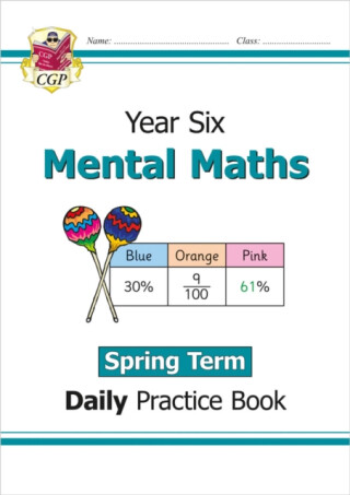 KS2 Mental Maths Year 6 Daily Practice Book: Spring Term - CGP Books