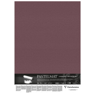 Papír pro pastel Pastelmat 50x70cm 360g wine - 5ks v balení - 