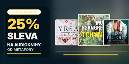 25% sleva na audioknihy od Metafory